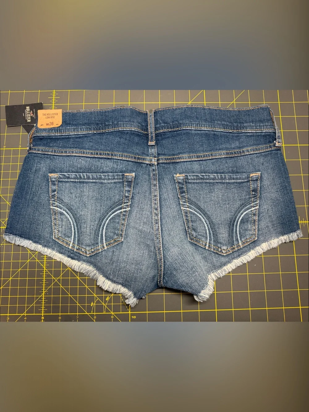 Hollister Dark Blue Denim Jean Shorts